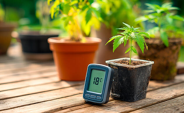 Закаливание саженцев каннабиса перед высадкой в аут