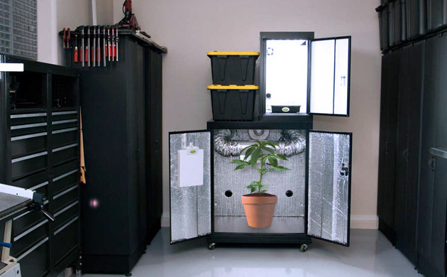 Гроутент в кладовке