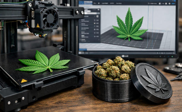 3D-печать устройств и продуктов для каннабиса