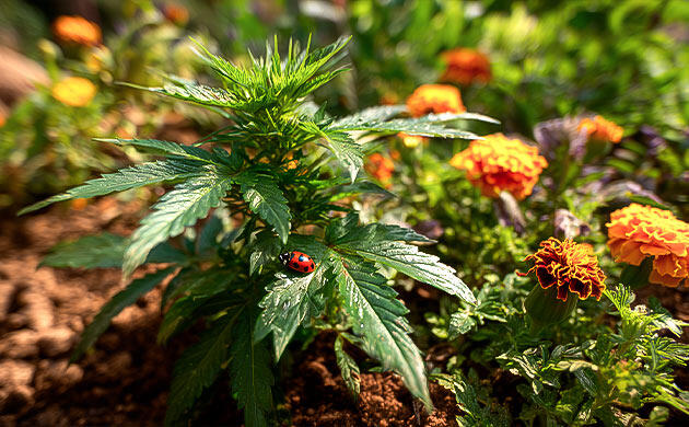 Конопля и растения‑компаньоны