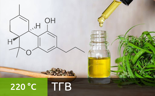 Оптимальная температура для вейпинга ТГВ (220 °C)