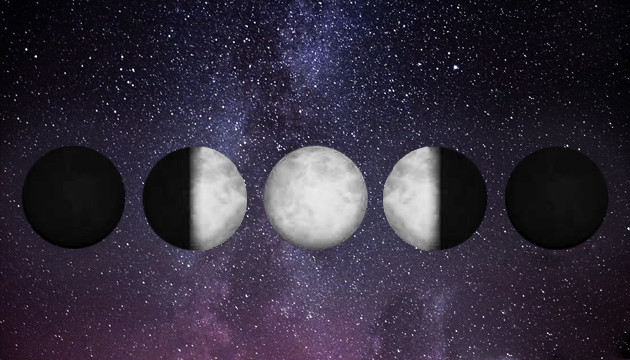 4 основных этапа цикла Луны