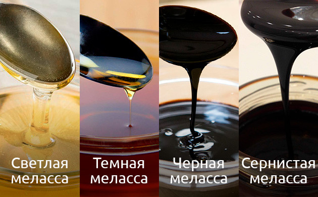 Какие есть виды мелассы