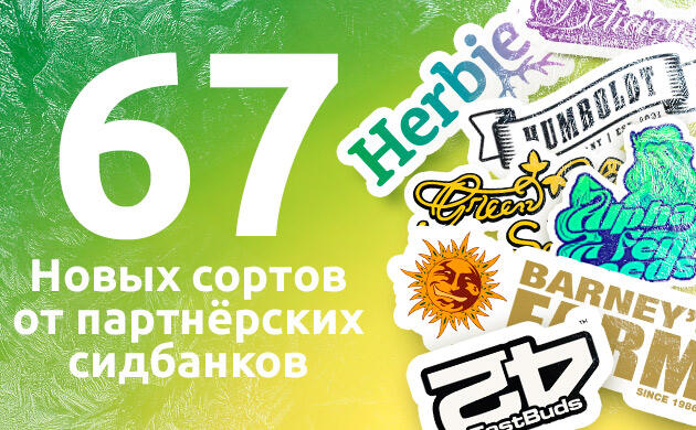 67 сортов от партнёрских сидбанков