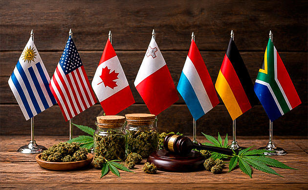 Страны с полной легализацией марихуаны