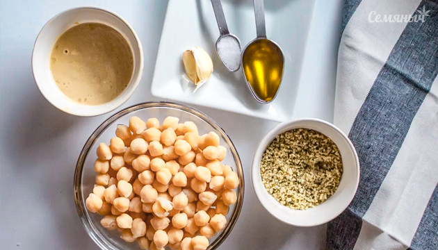 Ингредиенты для хумуса