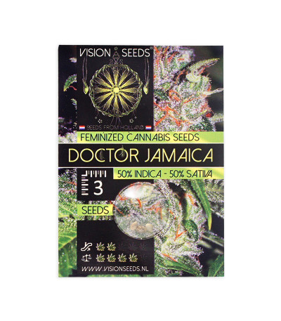 Семена сорта Doctor Jamaica fem (Vision Seeds)