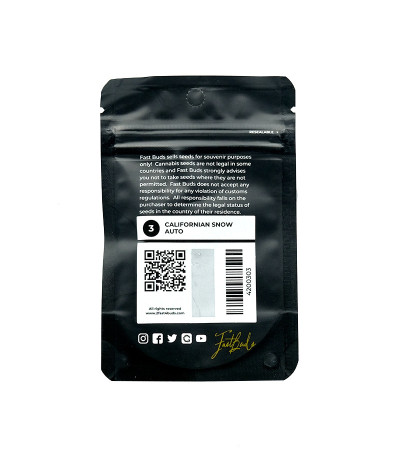 Семена сорта Californian Snow auto fem