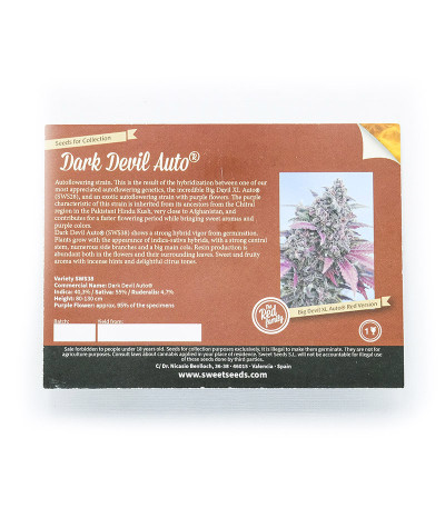 Семена сорта Dark Devil Auto fem (Sweet Seeds)