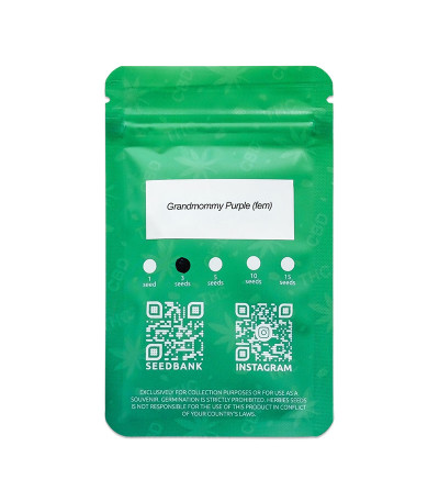 Семена сорта Grandmommy Purple fem (Herbies Seeds)