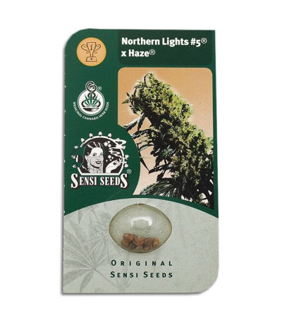 Семена сорта Northern Lights #5 X Haze reg (Sensi Seeds)
