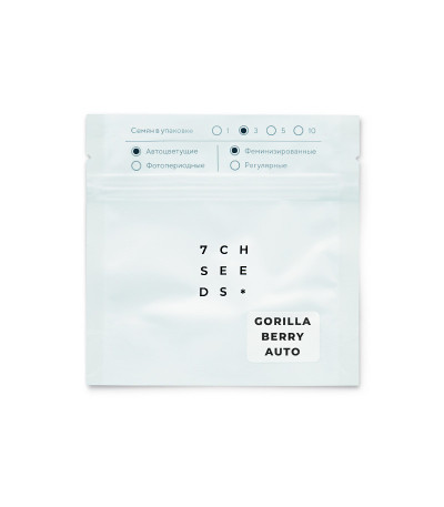Семена сорта Gorilla Berry Auto fem
