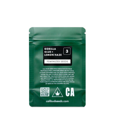 Семена сорта Gorilla Glue × Lemon Haze (7CH Seeds & Cali Buds Seeds)