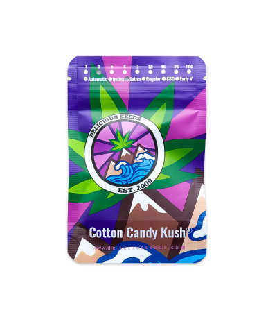Семена сорта Cotton Candy Kush fem (Delicious Seeds)